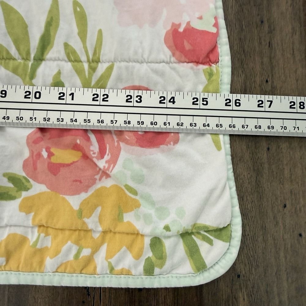 Target Cloud Island‎ Floral Field Baby Blanket Quilted Reversible Flowers Pinks - Picture 8 of 8